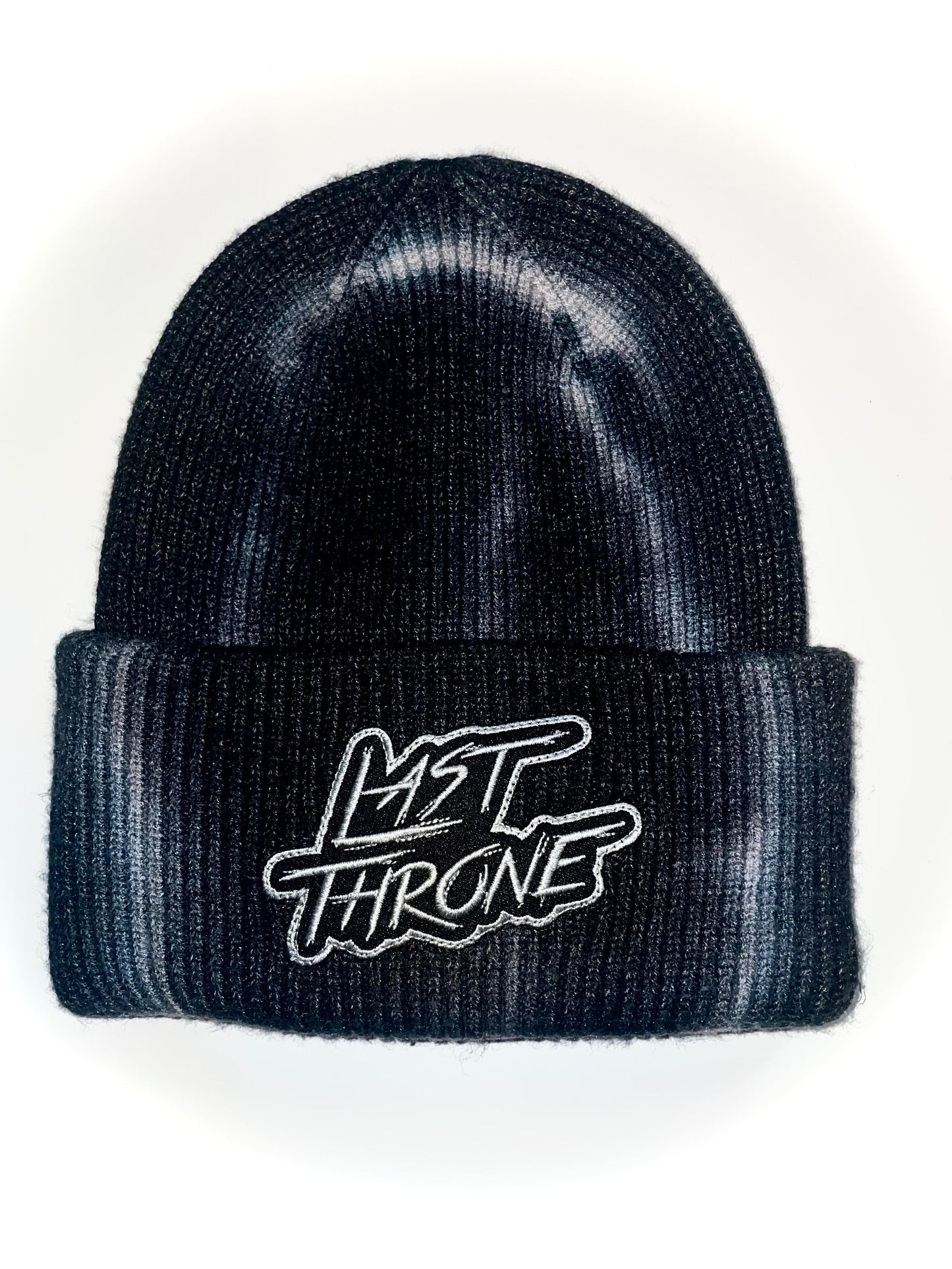 Last Throne "Black & White Wool" Beanie