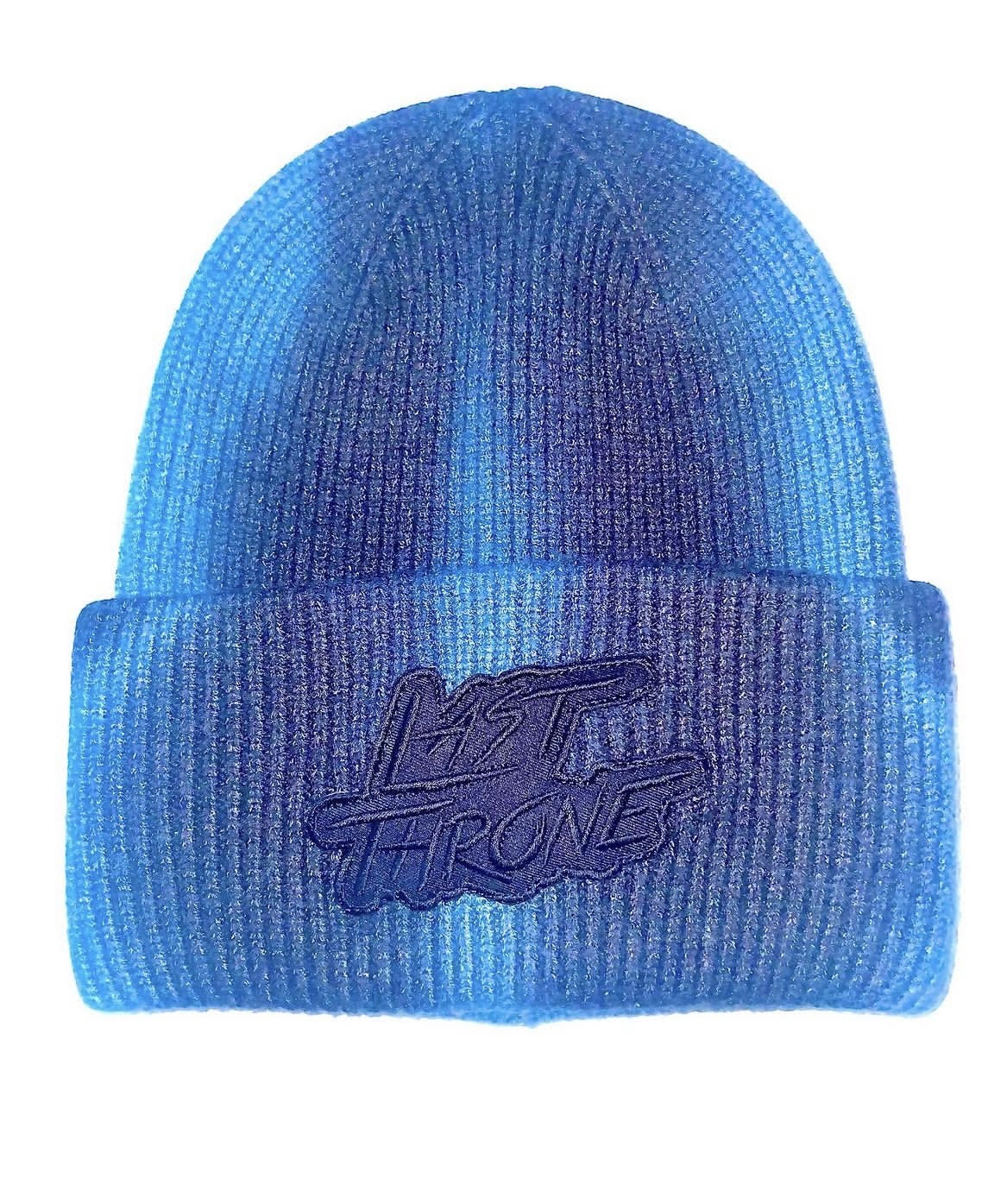 Last Throne "Black & Blue Wool" Beanie